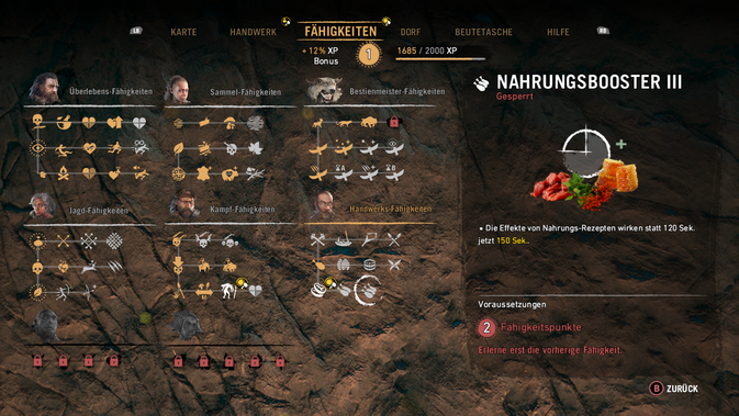 Far Cry Primal Nahrungsbooster