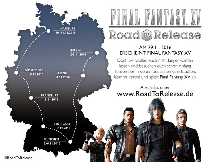 Road to Release Tour Orte