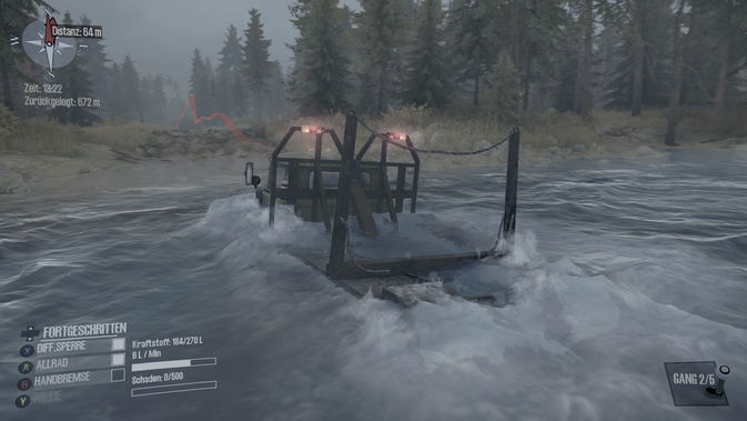 Wasserdurchfahrt