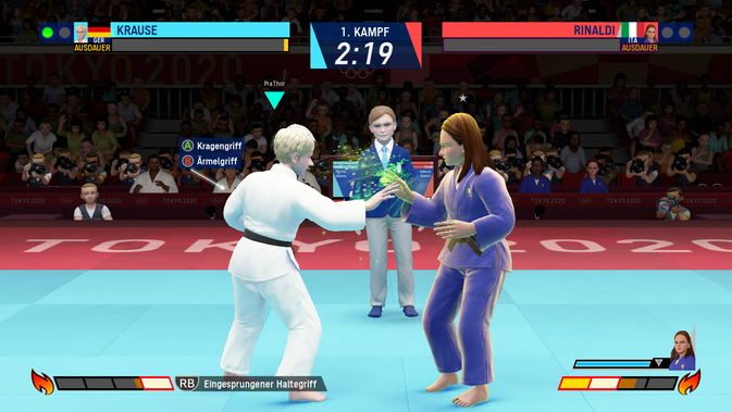 Ungewöhnlich und dadurch eines der Highlight: Judo