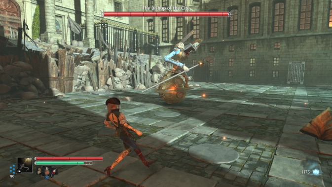 Auch Bossfights warten in Steelrising, manche davon geben euch neue Fähigkeiten.