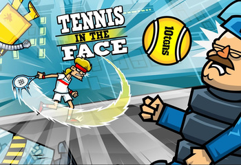 Tennis in the Face-Bild